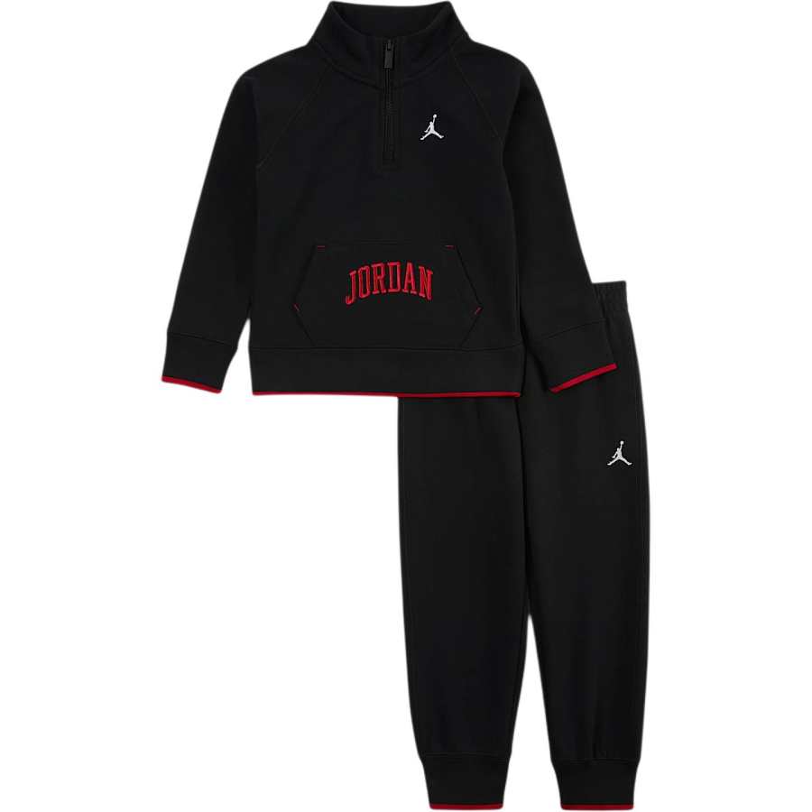 Jordan Jordan Casual Sportswear Fleece Lined And Comfortable Soft Black Children Aged 3 7 Years Old