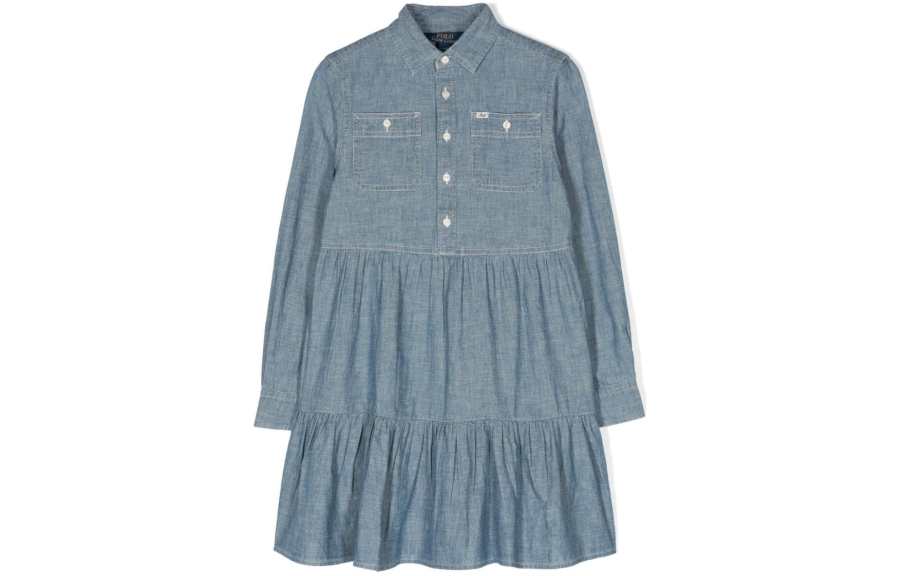 Polo Ralph Lauren Children's Dress Kids' Apparel FW23 Blue Kids'