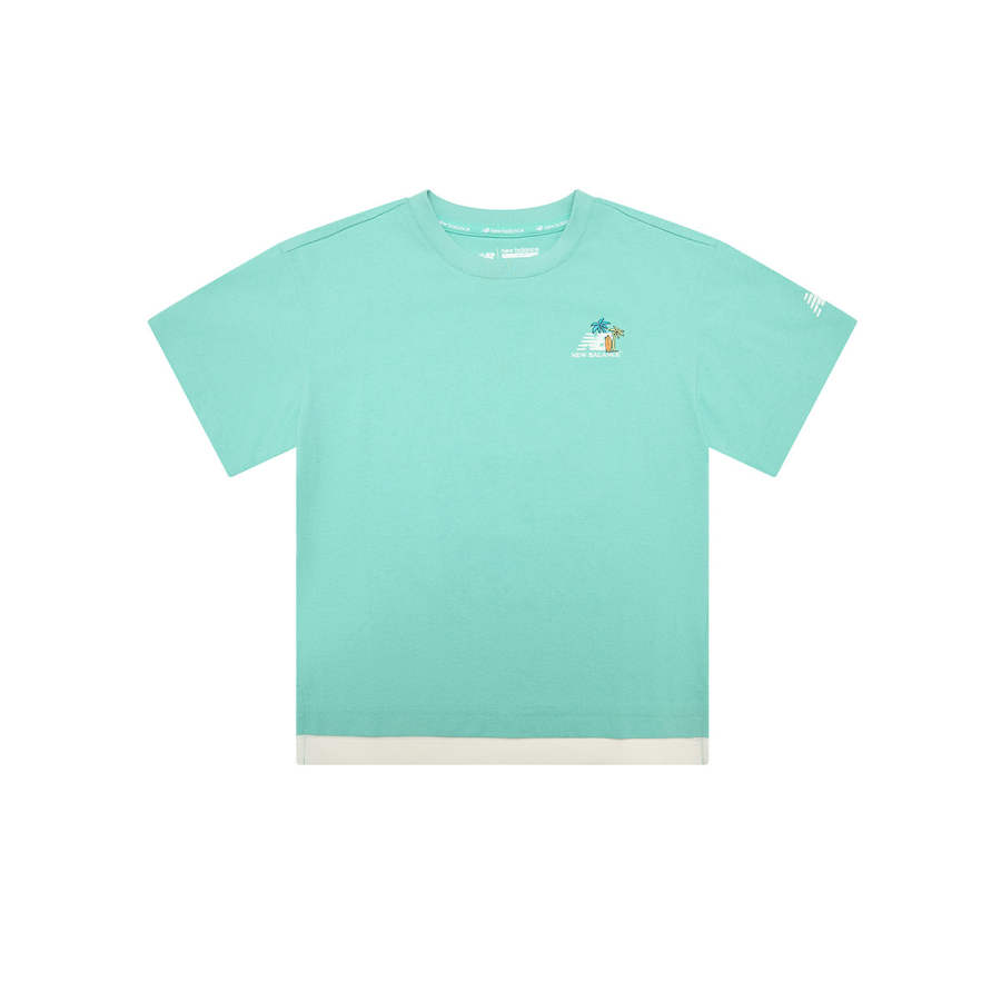 New Balance New Balance T Shirt Mint Green Children Aged 3 7 Years Old