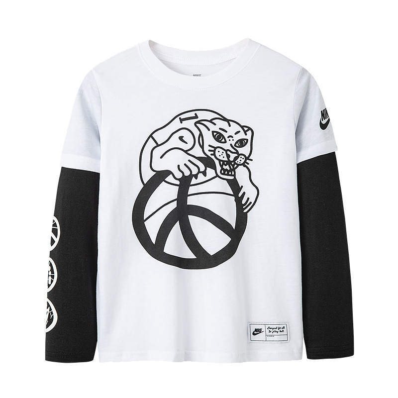 Nike Nike T Shirt Pure White Children Aged 3 7 Years Old