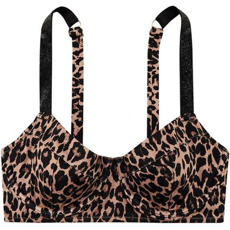 Victoria's Secret Two Piece Swimsuit Women's Leopard Print Diamond