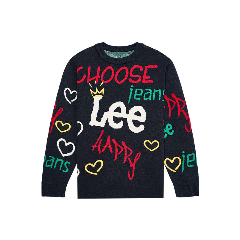 LEE KIDS Grade School Sweaters Crew Neck Thickened