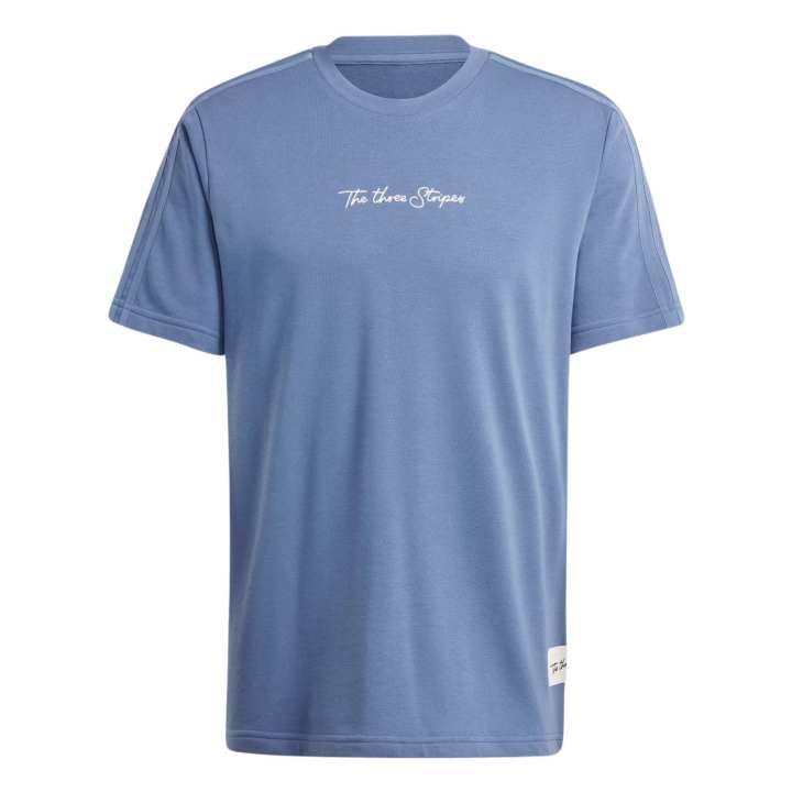 Adidas Adidas 3 Stripes SS25 T Shirt Men's Second Hand Ink