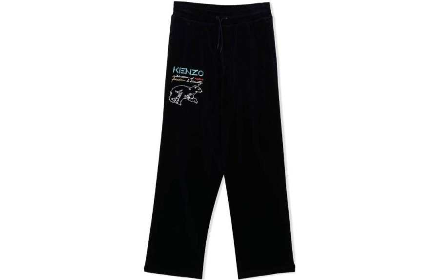 KENZO Kids' KENZO Knitted Sweatpants FW22 Black