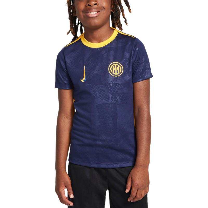 Nike Nike Inter MilanDri Fit T Shirt FW24 University Gold Blue Teenagers