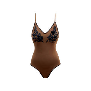 Visual Mood One piece Swimsuit Women's Brown