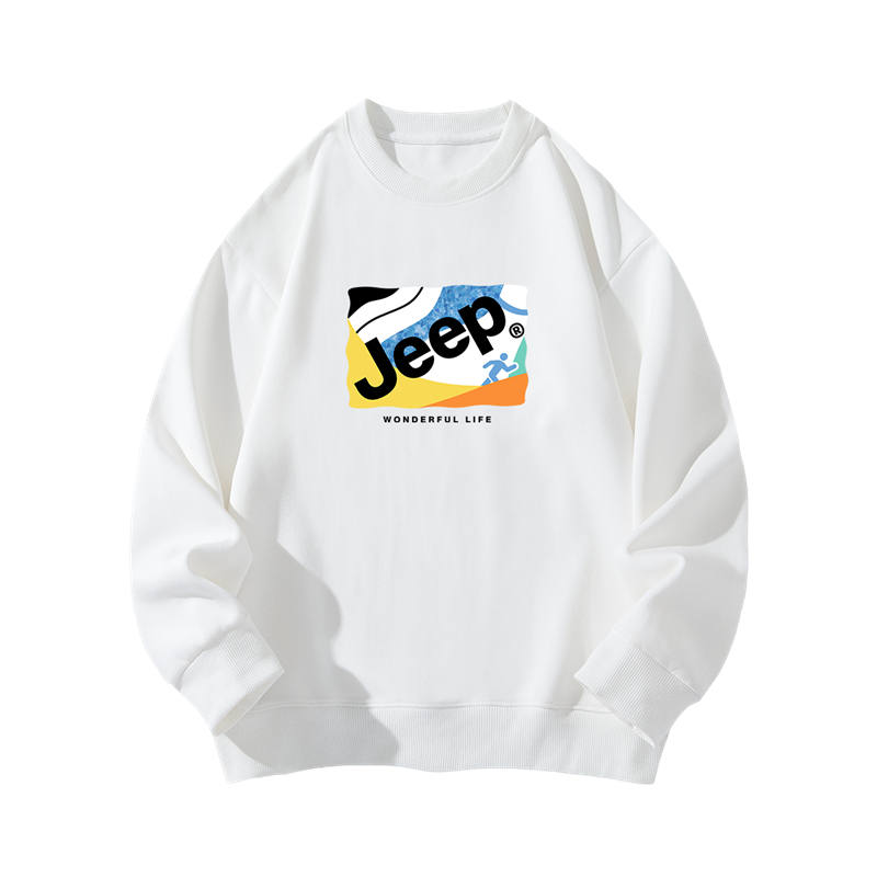 Jeep Grade School Sweatshirts Crew Neck Moderate