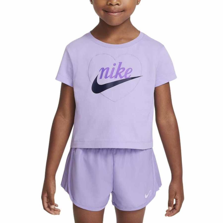 Nike Nike T Shirt Purple Children Aged 3 7 Years Old