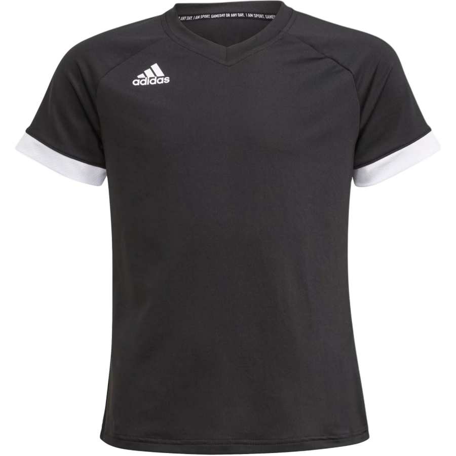 Adidas Adidas Quickset Jersey T Shirt Black Teenagers