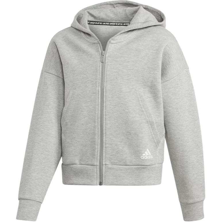 Adidas Adidas Sweater Medium Gray/White Teenagers