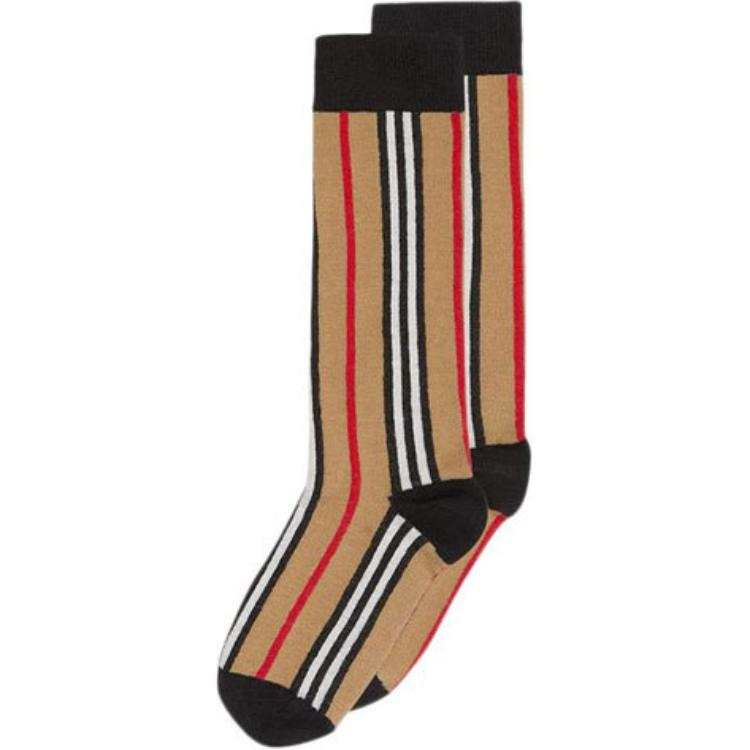 Burberry Socks 1 Pack Brown Kids'