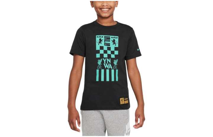Nike Nike x LIVERPOOL FC T Shirt LeBron Black Kids'