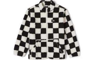 Vans Velvet Jacket For Kids Black White Kids'