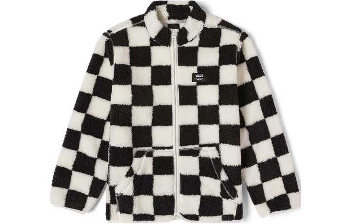 Vans Vans Velvet Jacket For Kids Black White Kids'
