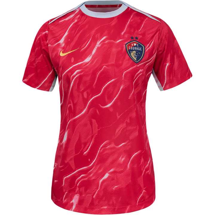 Nike Nike North Carolina Courage 2025 Women's Nike Nwsl Short-Sleeve Pre-Match Top