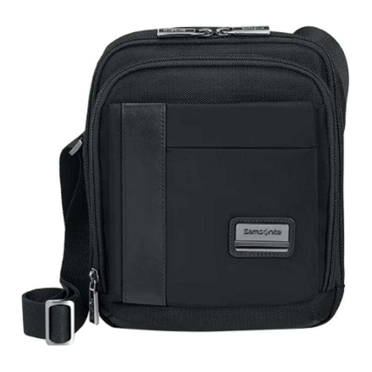 Samsonite SAMSONITE Fabric Shoulder Bag, Crossbody Bag Medium Men's Black