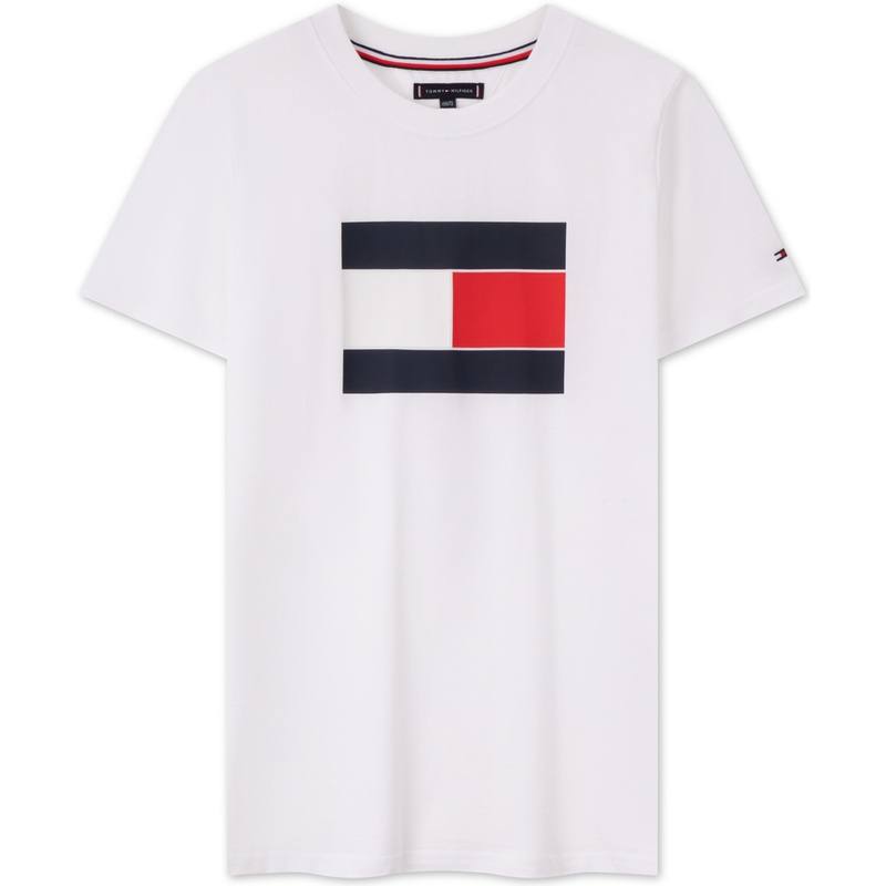 Tommy Hilfiger Kids T Shirts Crew Neck Moderate