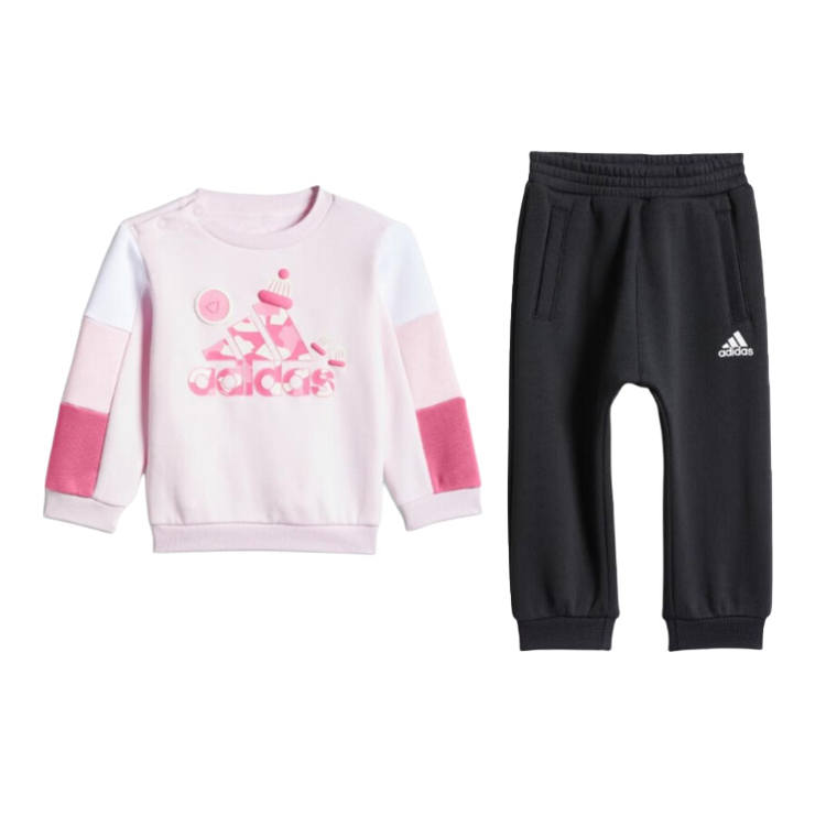 Adidas Adidas Kids Matching Sets Pink+Black Infant And Toddler