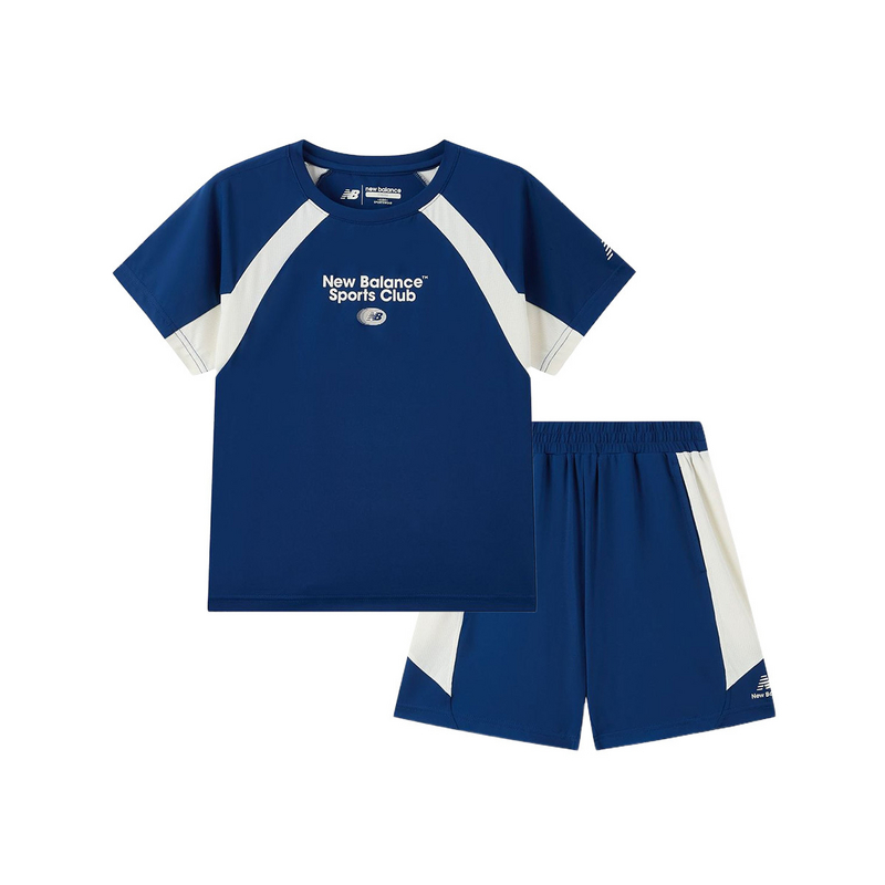 New Balance New Balance Casual Sportswear Sports Club Navy Blue Children Aged 3 7 Years Old