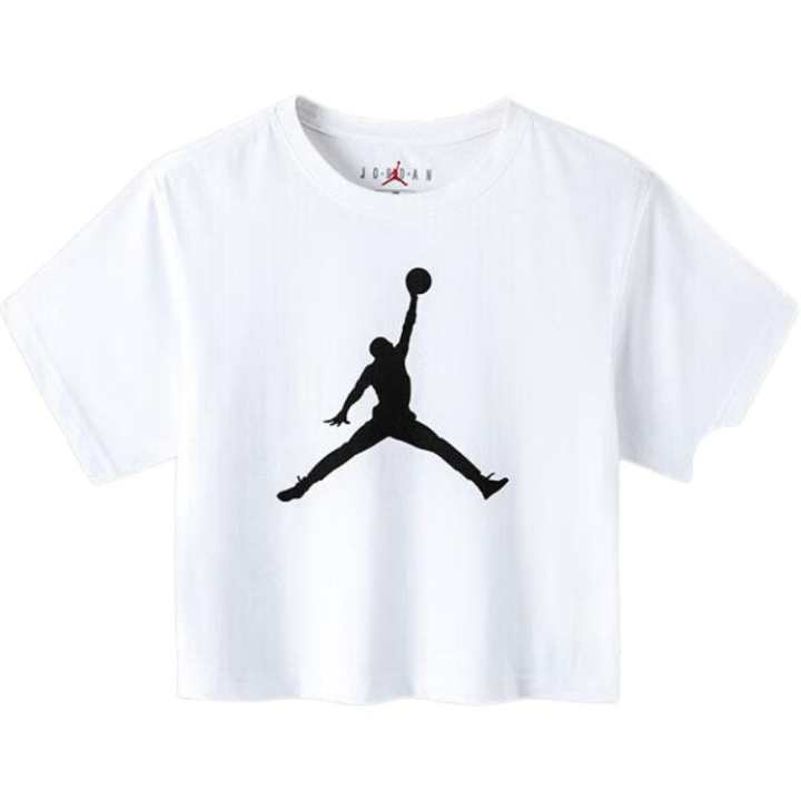 Jordan Jordan T Shirt Pure White Children Aged 3 7 Years Old