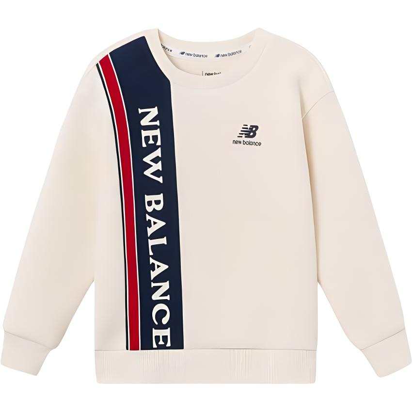New Balance New Balance Sweatshirt Ivory White Children Aged 3 7 Years Old