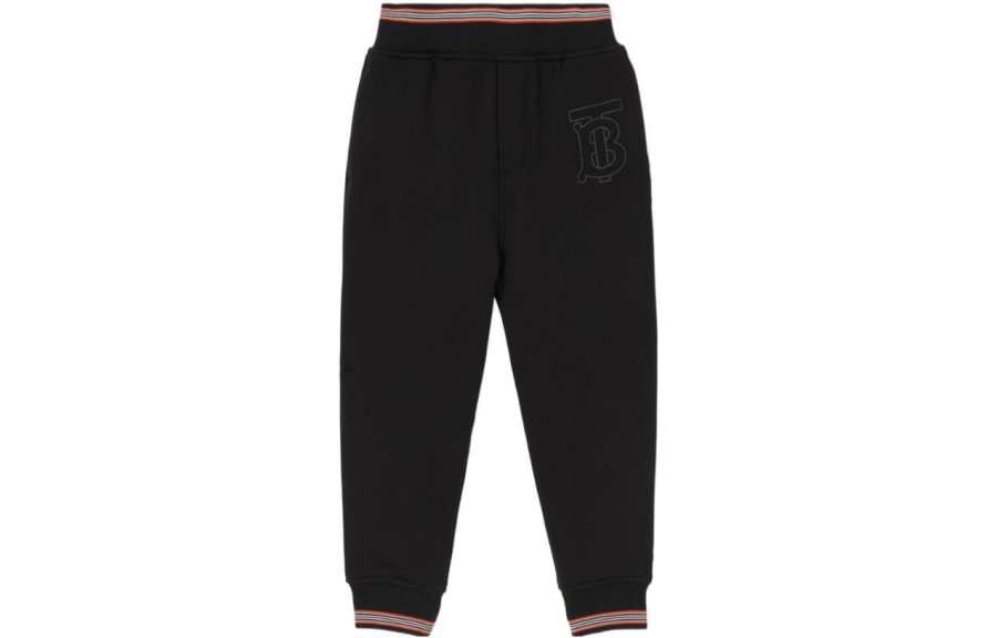 Burberry Kids' Burberry Knitted Sweatpants FW22 Black