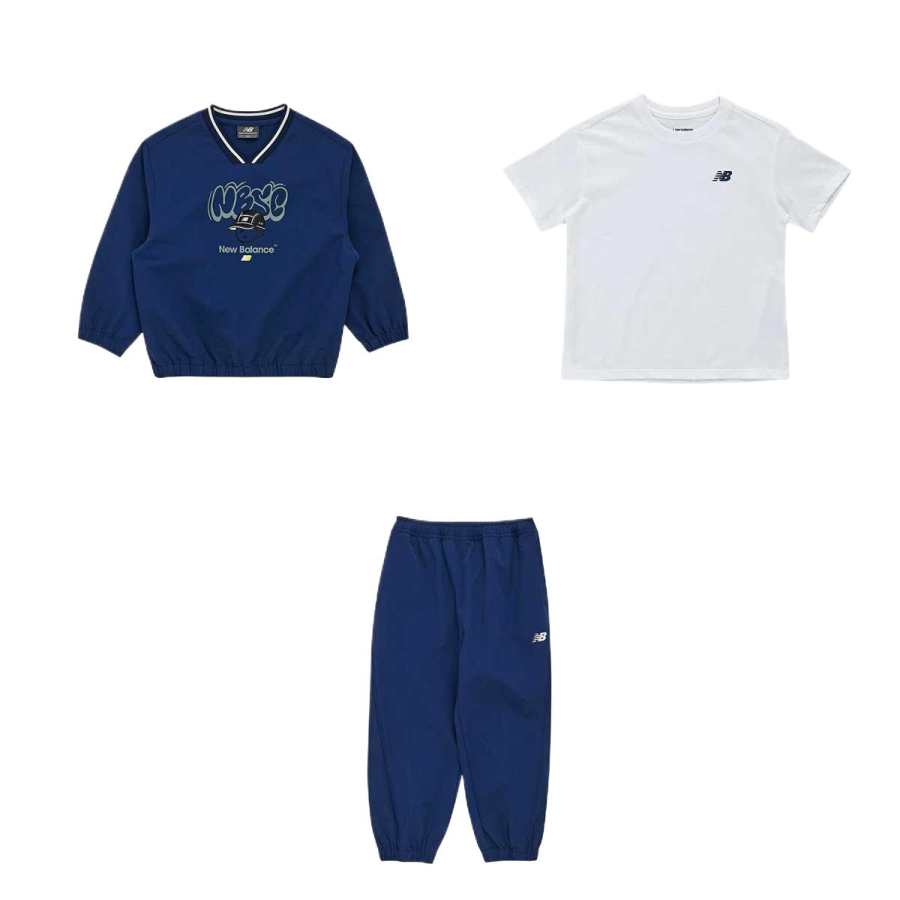 New Balance New Balance Casual Sportswear Marine Blue Children Aged 3 7 Years Old