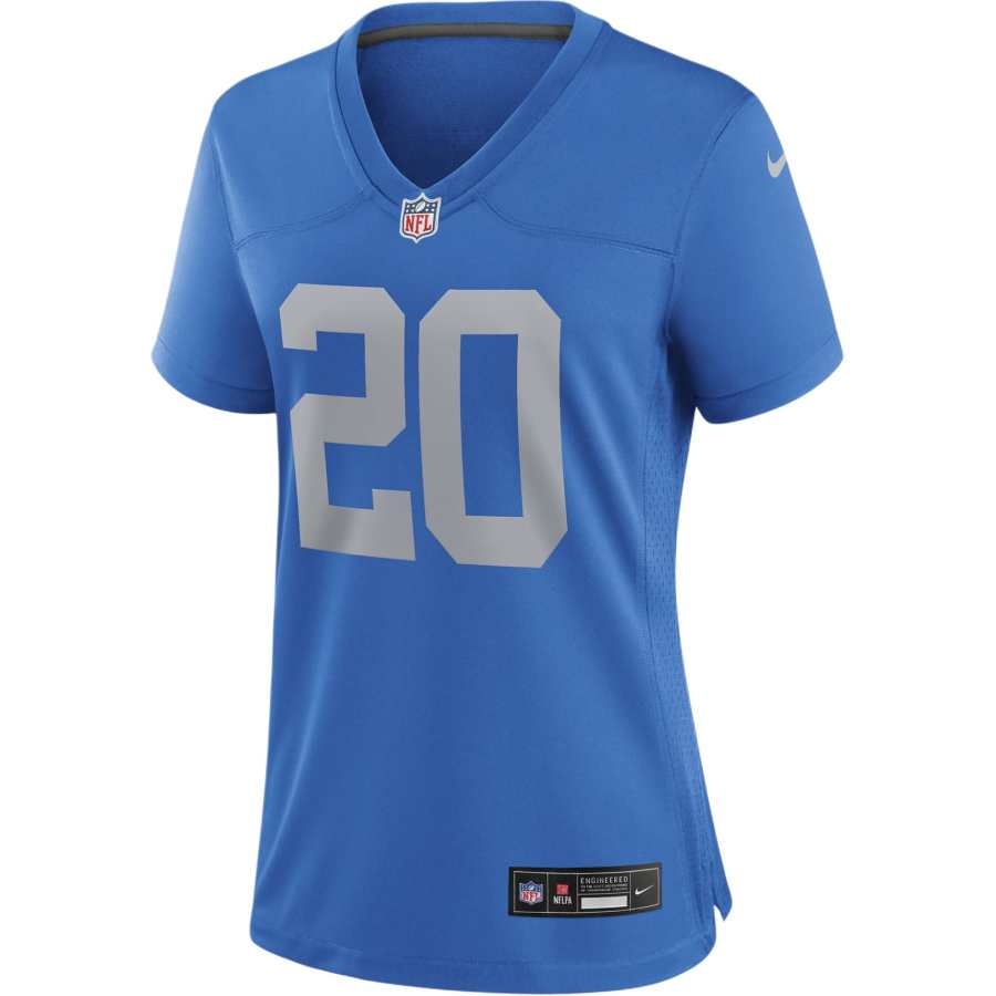 Nike Nike Barry Sanders Detroit Lions Women's Nike Nfl Game Football Jersey