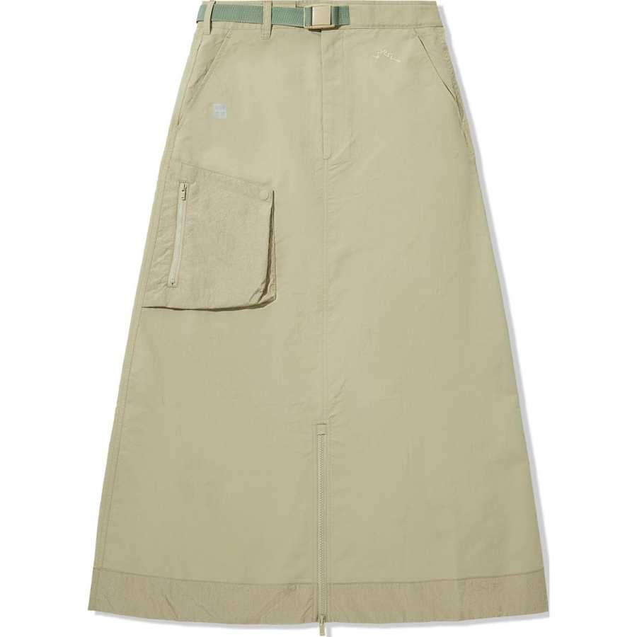 Li-Ning Li Ning Casual Long Skirt Women's Khaki