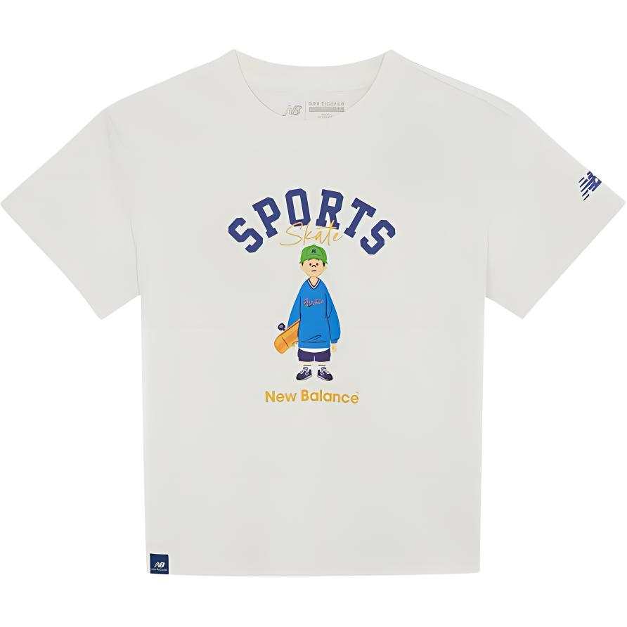 New Balance New Balance T Shirt White Children Aged 3 7 Years Old