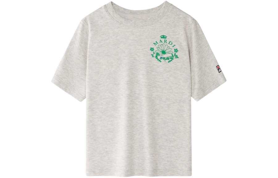 FILA KIDS x MARDI MERCREDI T Shirt Light Heather Gray Kids'