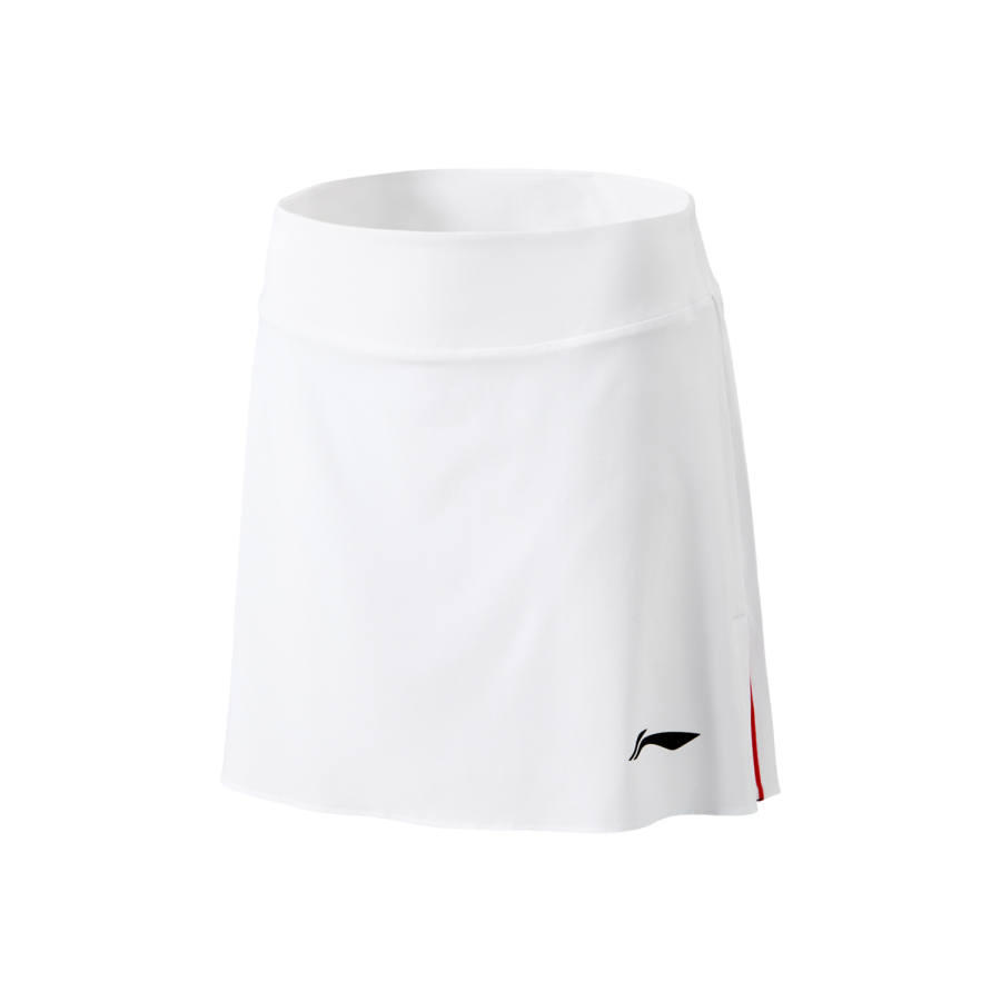 Li-Ning Li Ning Tennis Collection Casual Short Skirts Sports Minimalist Style Comfortable Women's Standard White