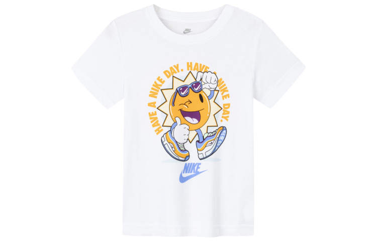 Nike Nike T Shirt Pure White Children Aged 3 7 Years Old