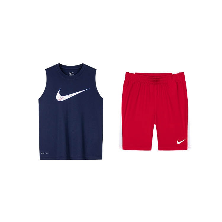 Nike Nike Casual Sportswear Dri Fit Preppy Red Children Aged 3 7 Years Old