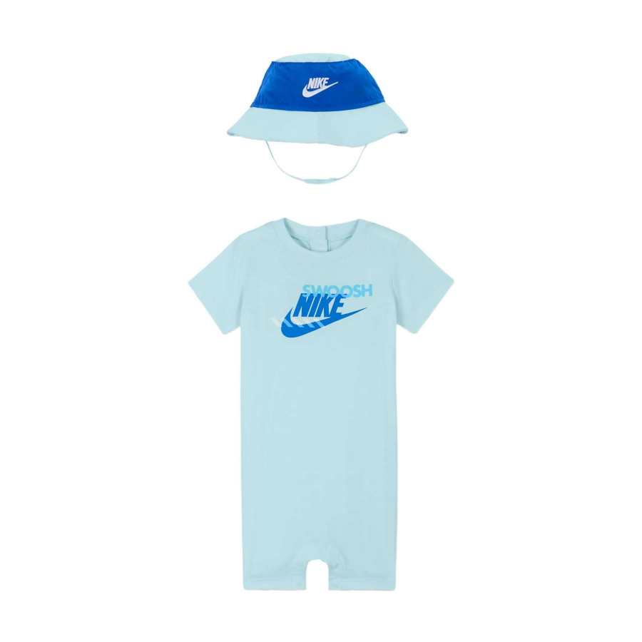Nike Nike Casual Sportswear Swoosh SS24 Glacier Blue Infant And Toddler