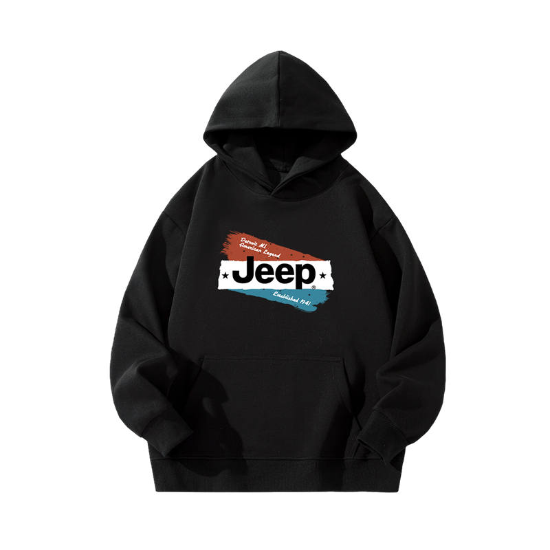 Jeep Grade School Sweatshirts Hooded Moderate