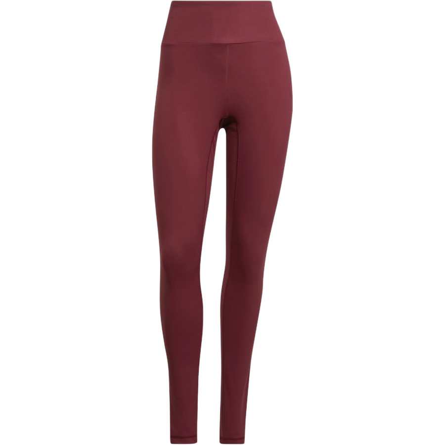Adidas Adidas Yoga Essentials High Waisted Leggings Sports Pants Women's Dark Shadow Red