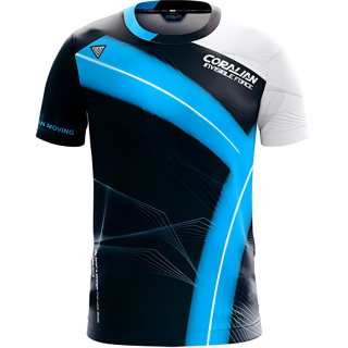 CORALIAN Badminton Jersey Women's Black Blue White