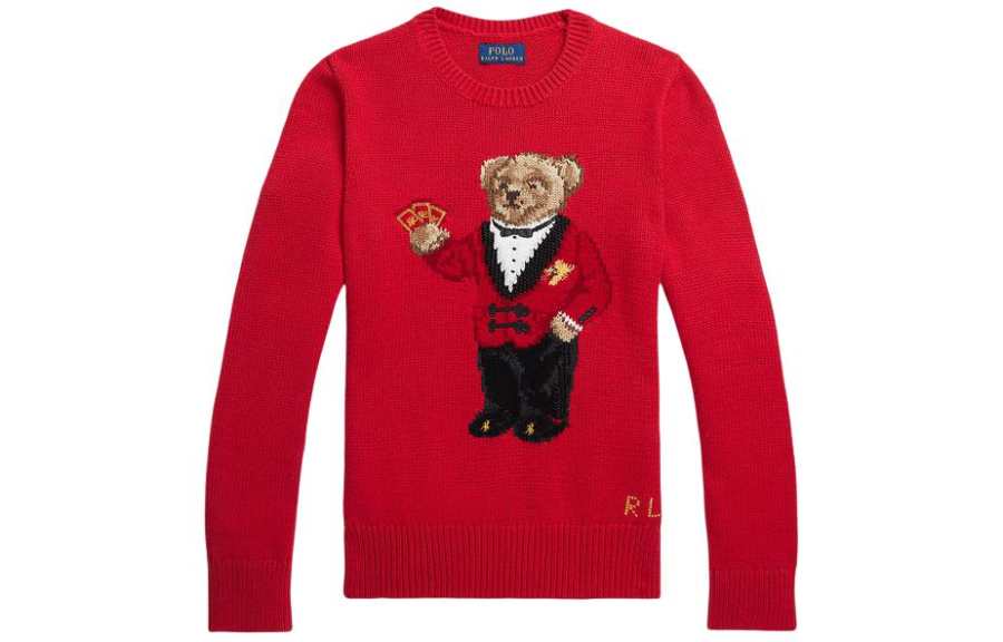 Polo Ralph Lauren Sweater SS24 Red Kids'
