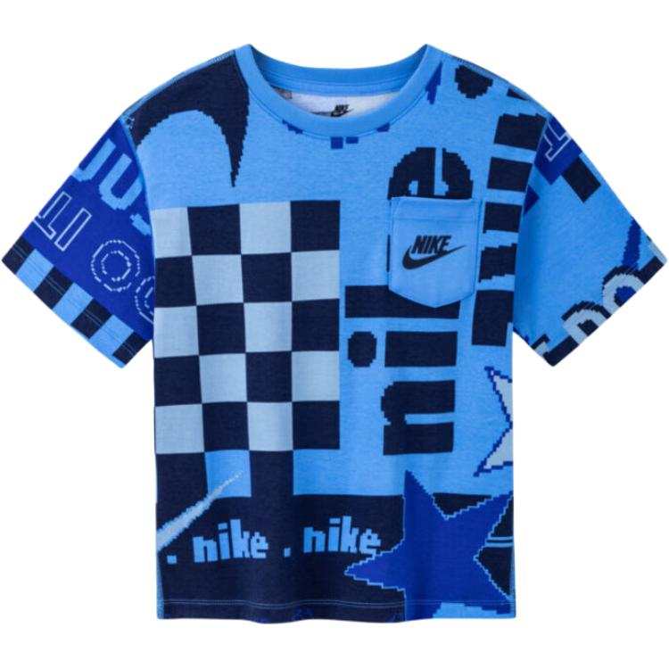 Nike Nike T Shirt Turkish Blue Children Aged 3 7 Years Old