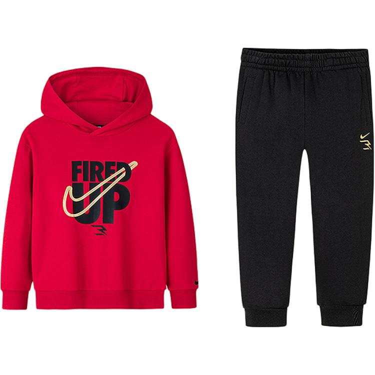 Nike Nike Casual Sportswear 3Brand Preppy Red Kids'