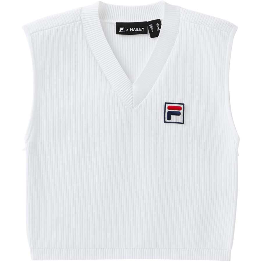 FILA x Hailey Tennis Top Women's White