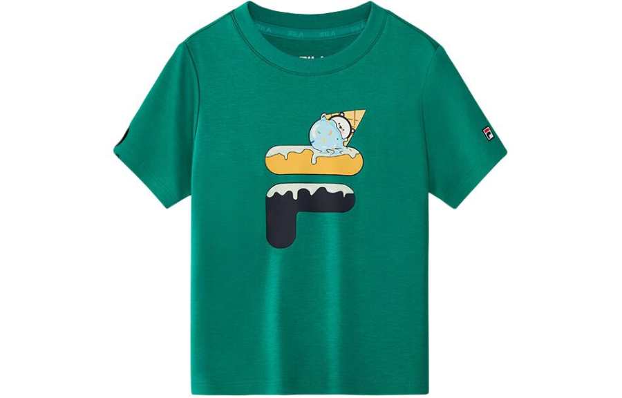 FILA KIDS T Shirt Hedge Green Kids'