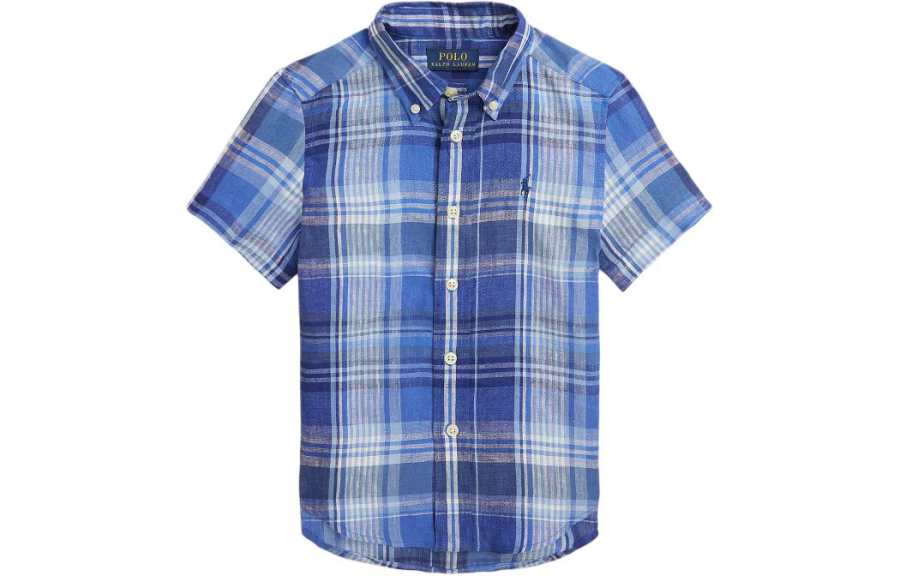 Polo Ralph Lauren Casual Shirt Children Aged 3 7 Years Old Blue Multicolor