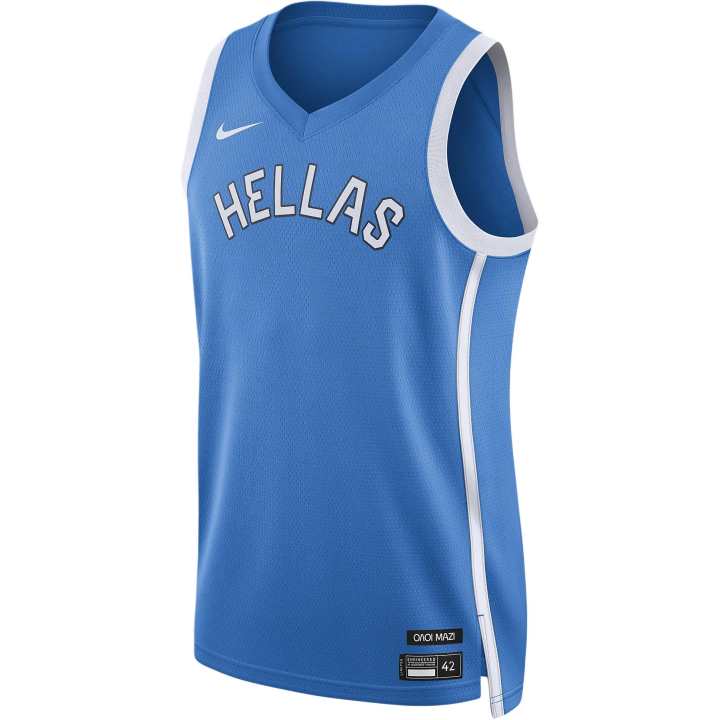 Nike Nike Greece Limited Road Basketball Jersey Women's Blue