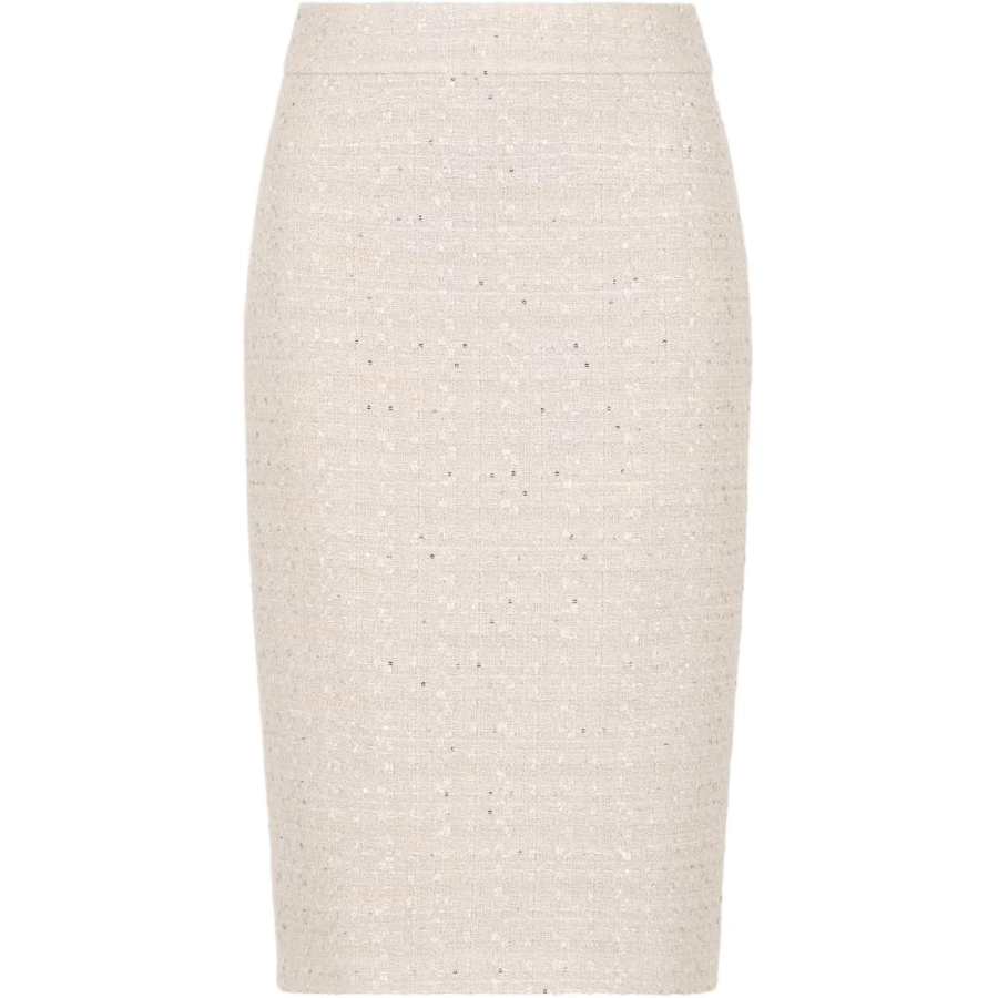 EMPORIO ARMANI Tweed Midi Skirt