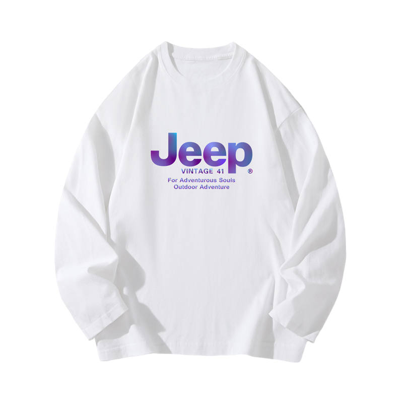 Jeep Grade School T Shirts Crew Neck Moderate
