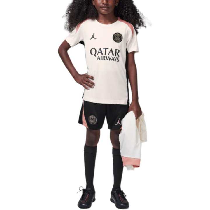 Jordan Jordan Paris Saint GermainDri FIT Football T Shirt FW24 Strike Third Light Ivory White Teenagers