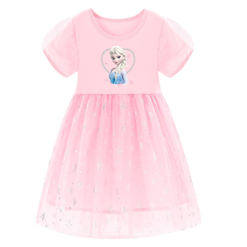 Disney Children's Dress Frozen Series Pink Children Aged 3 7 Years Old