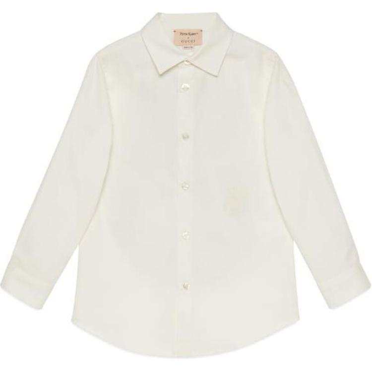 GUCCI x Peter Rabbit Shirt SS24 Ivory White Kids'